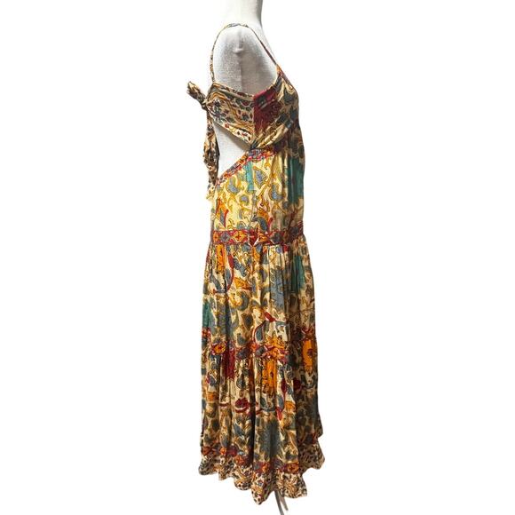 Anthropologie x Love The Label Floral Border Print Maxi Dress – XS - Picture 3 of 6